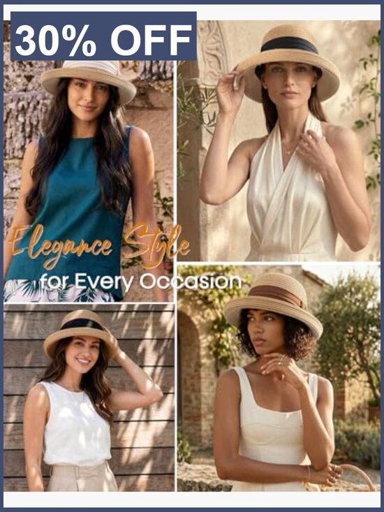 UPF 50+ Packable Bucket Hat for Travel & Daily, Adjustable